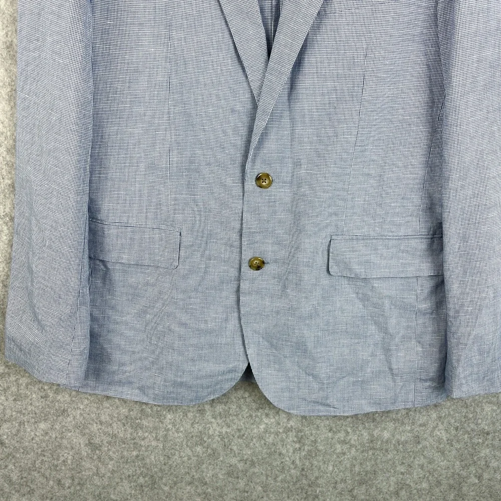 J Crew Suit Jacket Mens 40R Ludlow Slim Fit Unstructured Cotton Linen Somelos